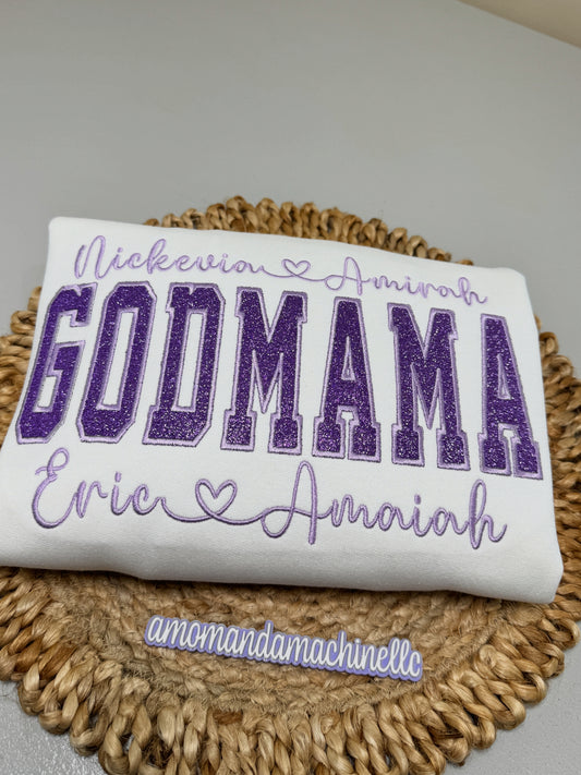 Glitter Applique Sweatshirt